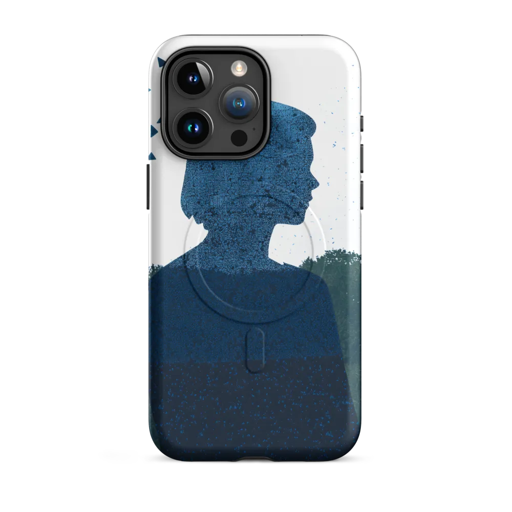 Blue Contemplation | Phone Case |  15 Pro Max | MagSafe® Tough Case | Matte