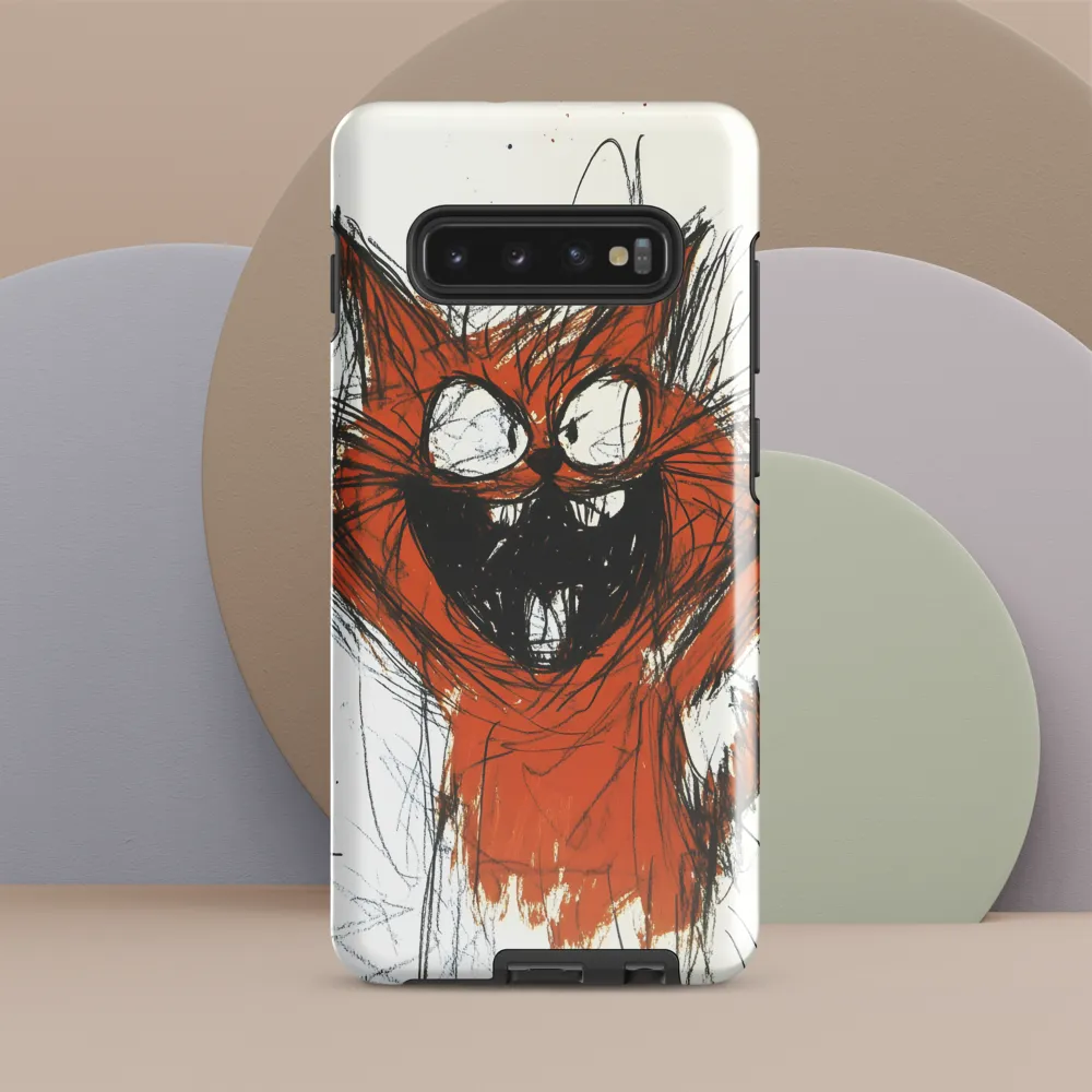 Joyful Cat Creation | Phone Case |  S10 Plus | Tough Case | Glossy