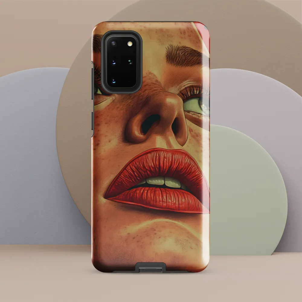 Red Intensity: A Portrait of Elegance
