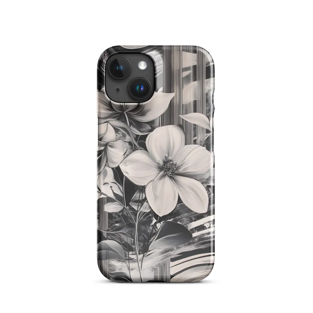 Ethereal Bloom: A Dance of Monochromes