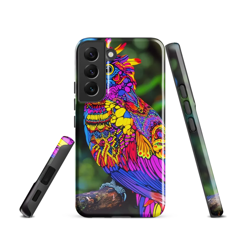 Vibrant Psychedelic Parrot