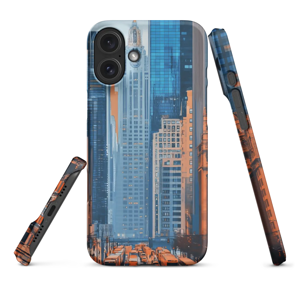 Urban Symphony in Blue and Orange