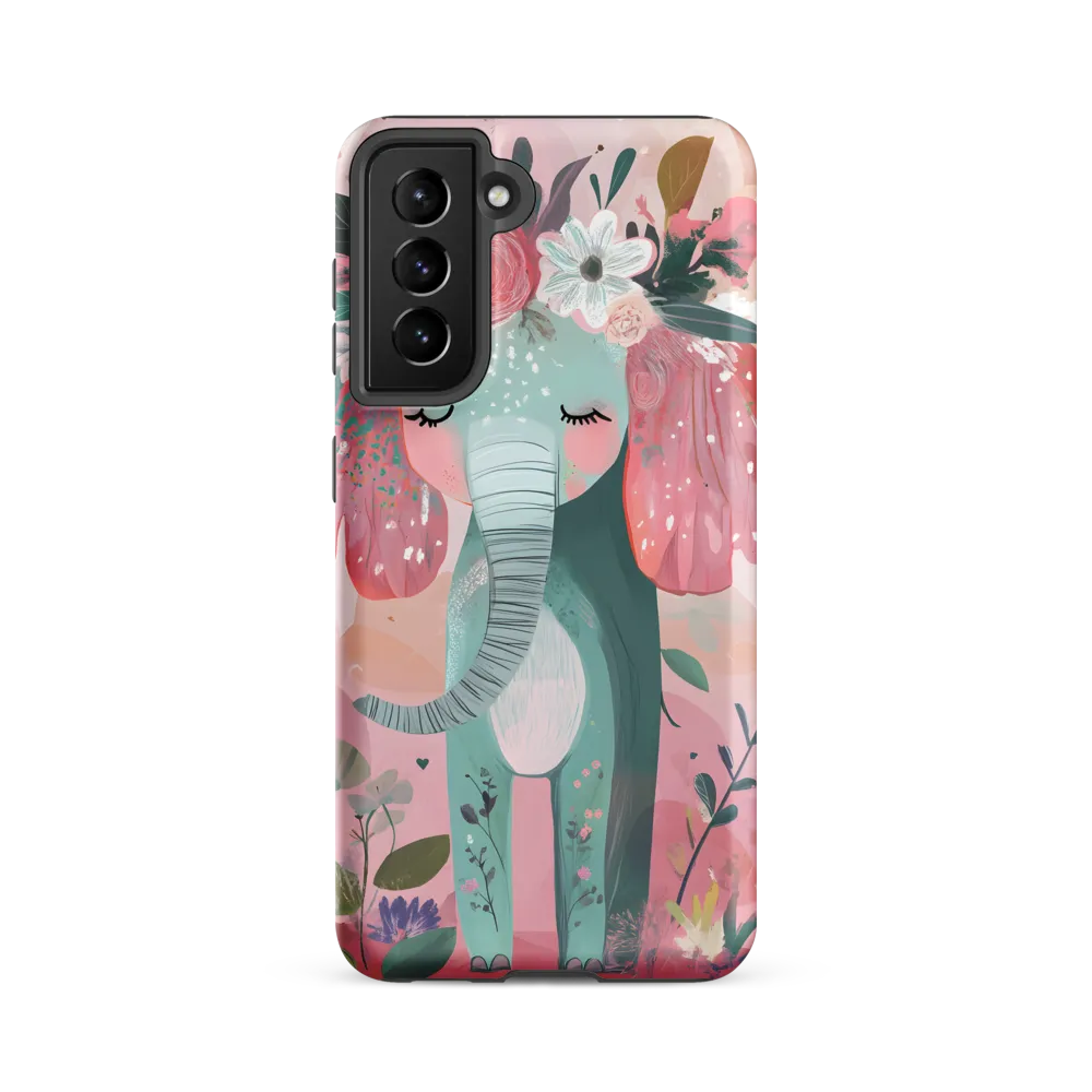 Whimsical Elephant in Bloom