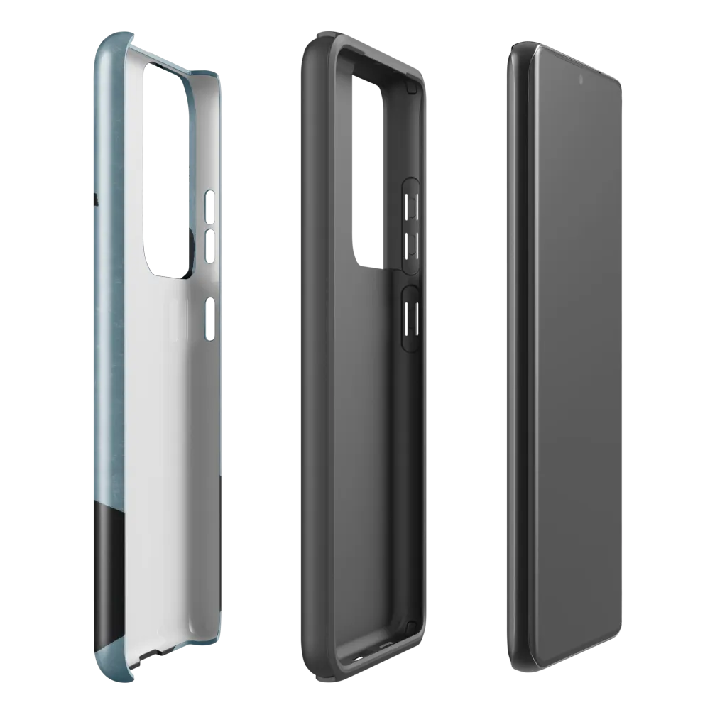Minimalist Portrait of a Modern Man | Phone Case |  S21 Ultra | Tough Case | Glossy