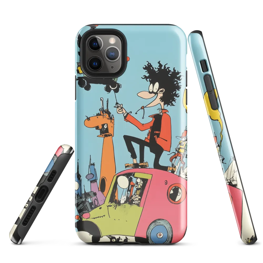 Whimsical Urban Adventure | Phone Case |  11 Pro Max | Tough Case | Glossy