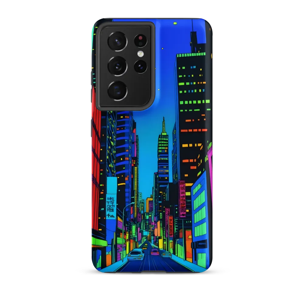 Neon Dreamscape: A Futuristic City at Dusk