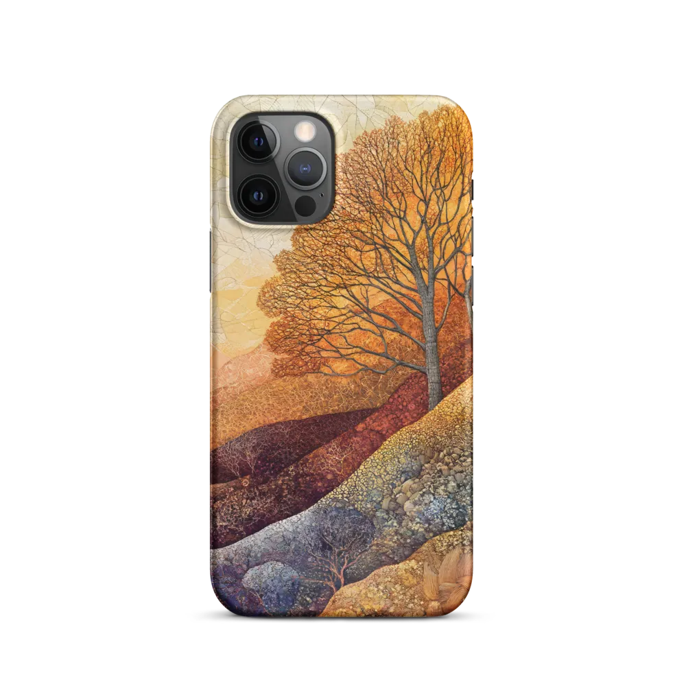 Amber Canopy on Patterned Hills