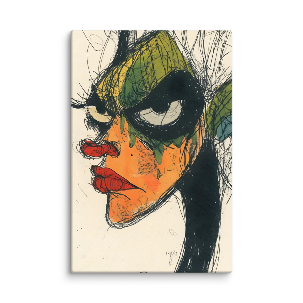 Defiant Visage | Canvas | 32″×48″