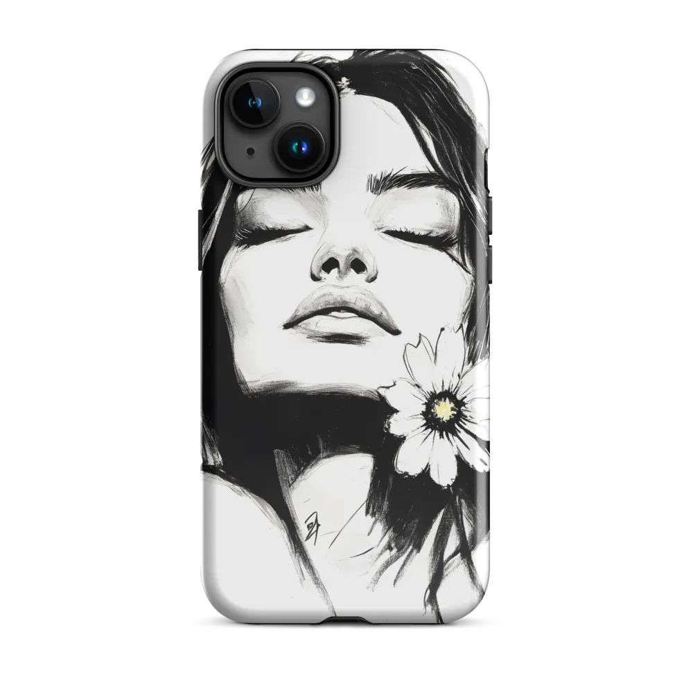 Serenity in Ink | Phone Case |  15 Plus | Tough Case | Glossy