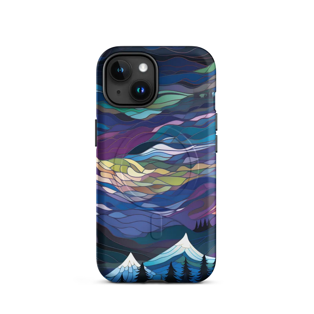 Twilight Peaks: An Abstract Mountain Landscape
