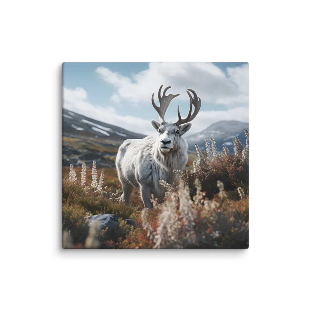 Majestic Harmony: The Reindeer in Nature | Canvas | 32″×32″