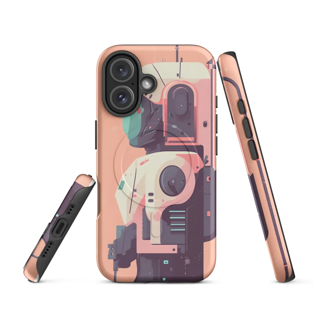 Futuristic Astronaut Bot | Phone Case |  16 | MagSafe® Tough Case | Matte