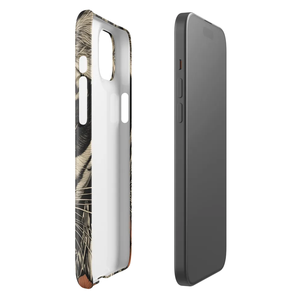 Feline Majesty: The Human-Leopard Connection | Phone Case |  15 Plus | Snap Case | Glossy
