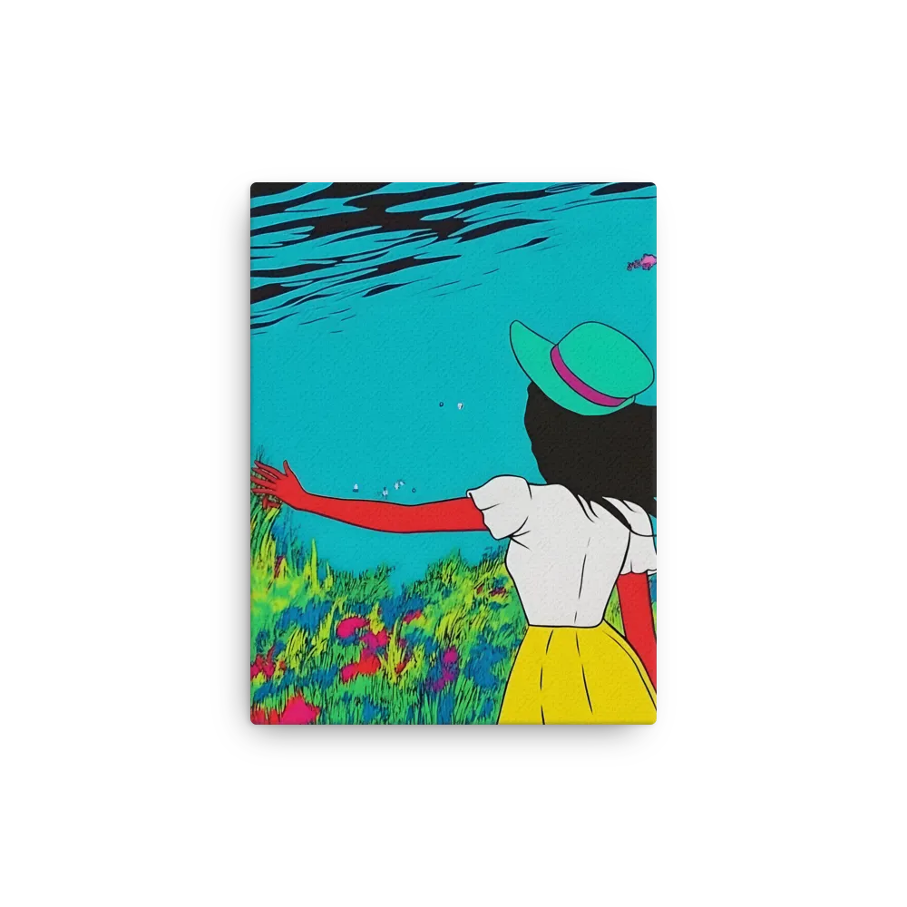 Whimsical Encounter | Thin Canvas | 9″×12″