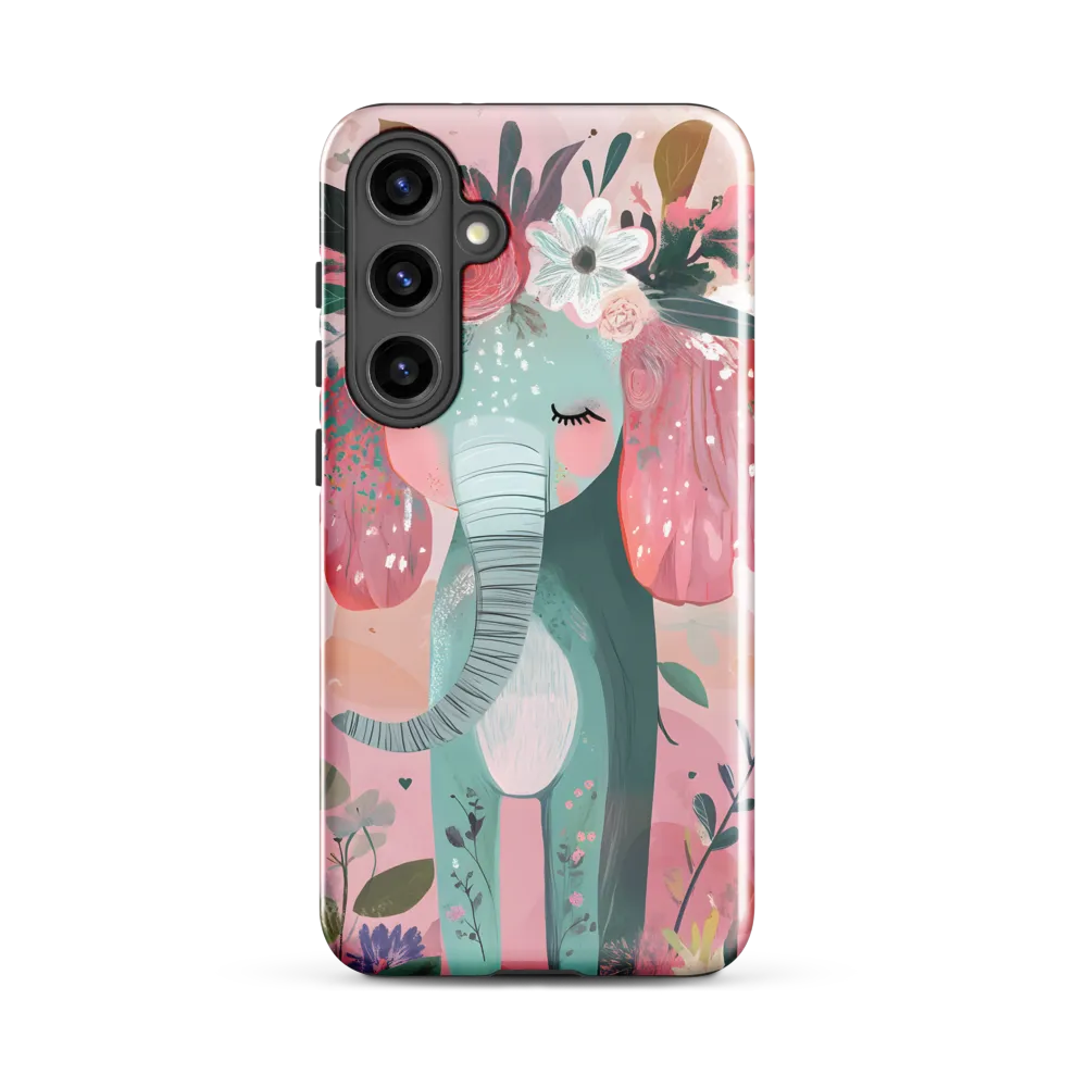 Whimsical Elephant in Bloom