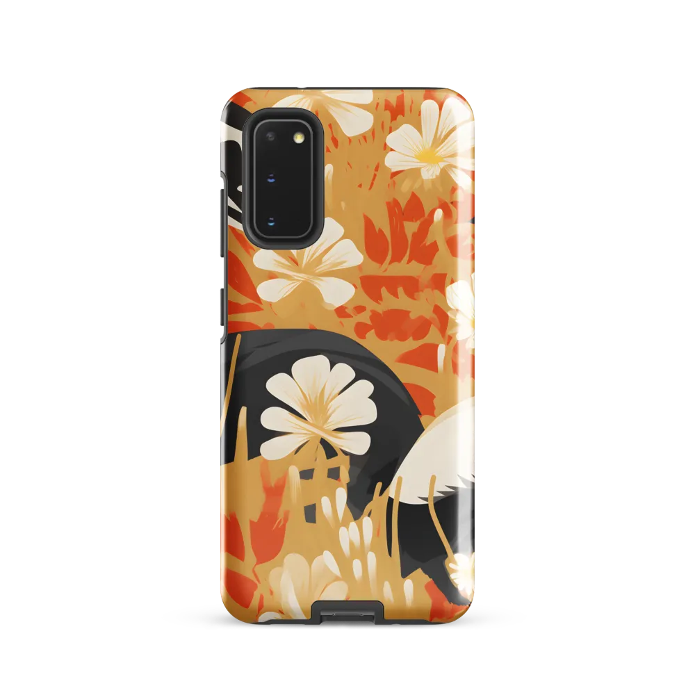 Whimsical Badgers in Bloom
