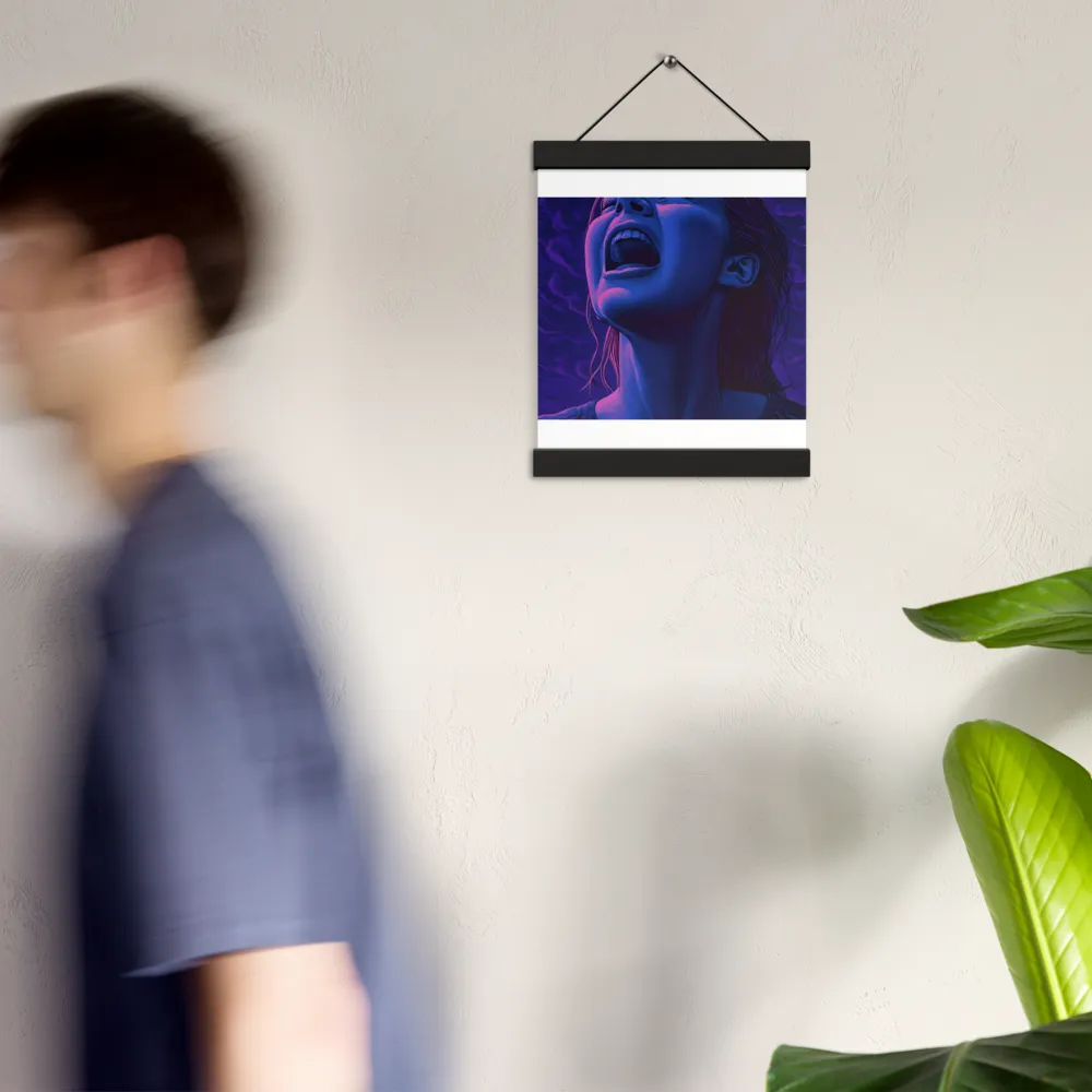 Echoes of Anguish | Poster With Black Wood Hanger | 8″×10″
