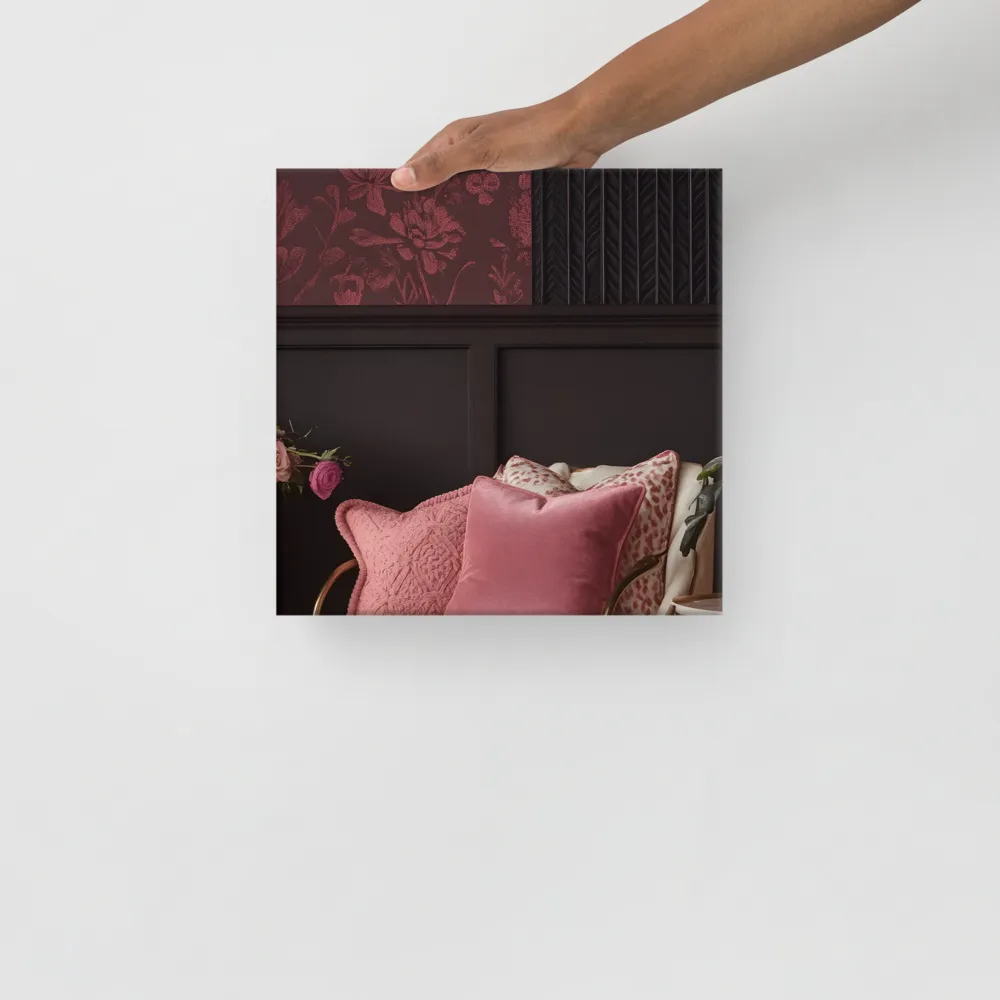 Elegance in Contrast: A Modern Interior Design | Canvas | 12″×12″