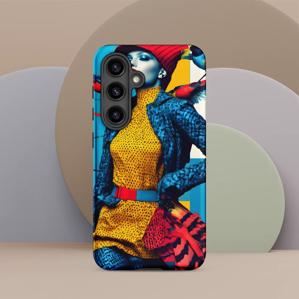 Vibrant Fusion of Nature and Fashion