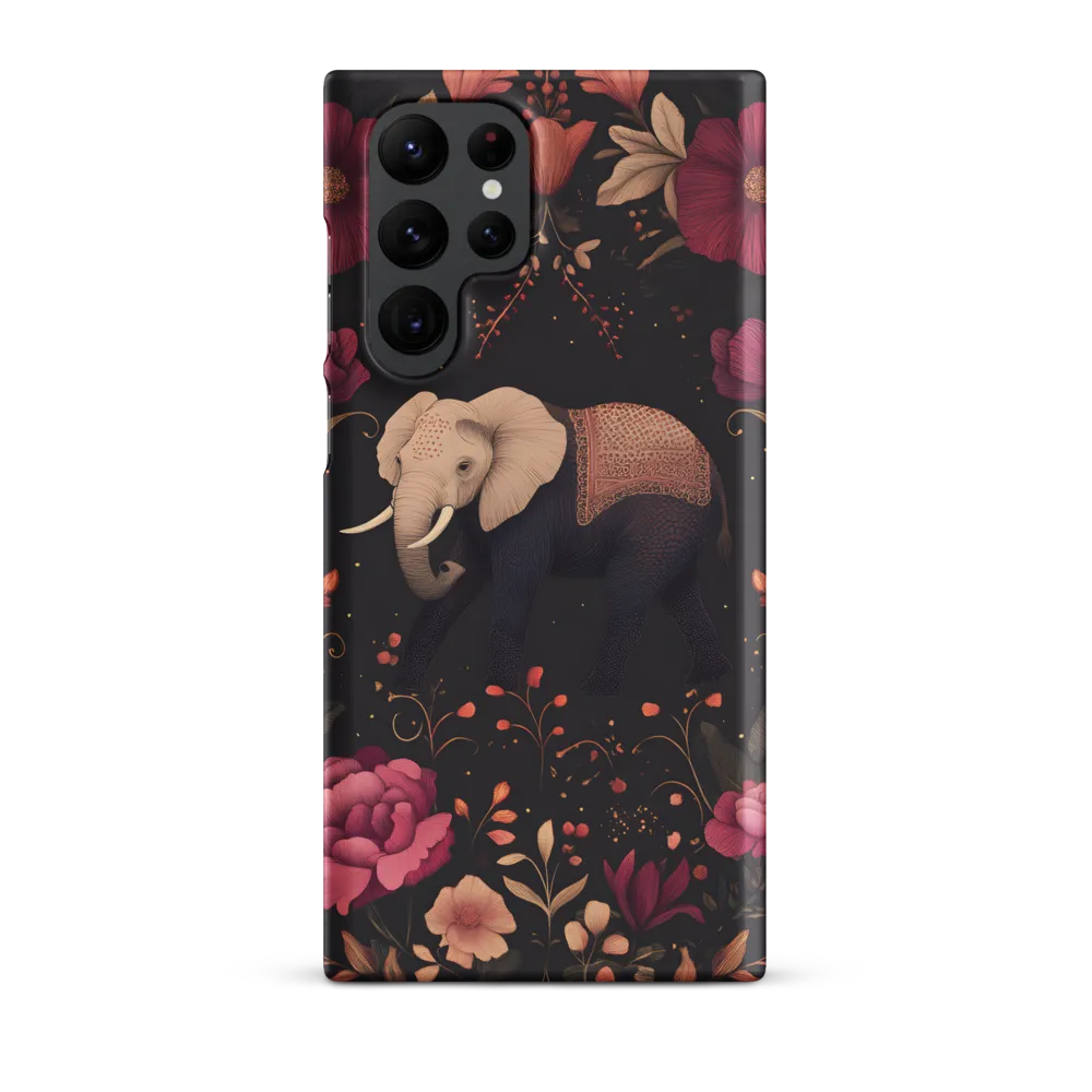 Whispers of the Wild: Elephants and Blooms