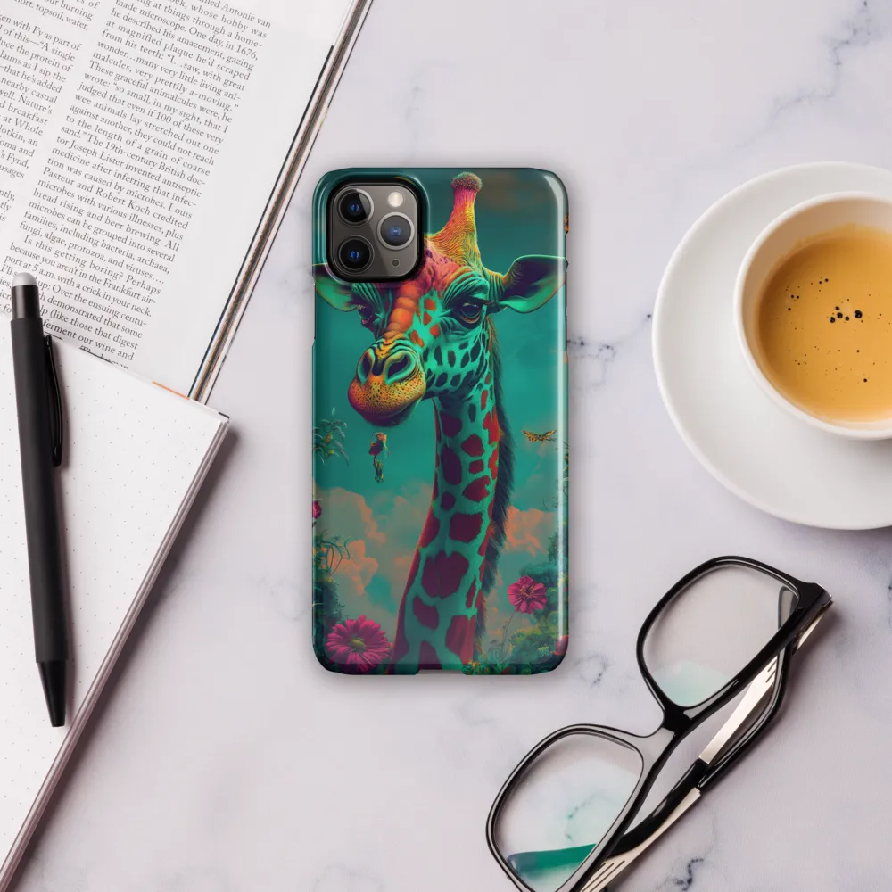 Whimsical Giraffe Among Blossoms | Phone Case |  11 Pro Max | Snap Case | Glossy