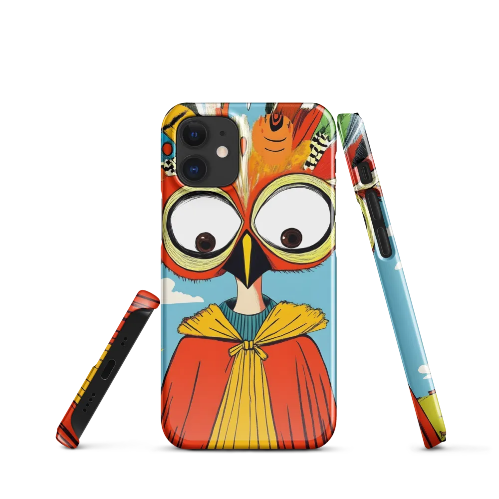 A Whimsical Encounter: The Owl-Human Fusion