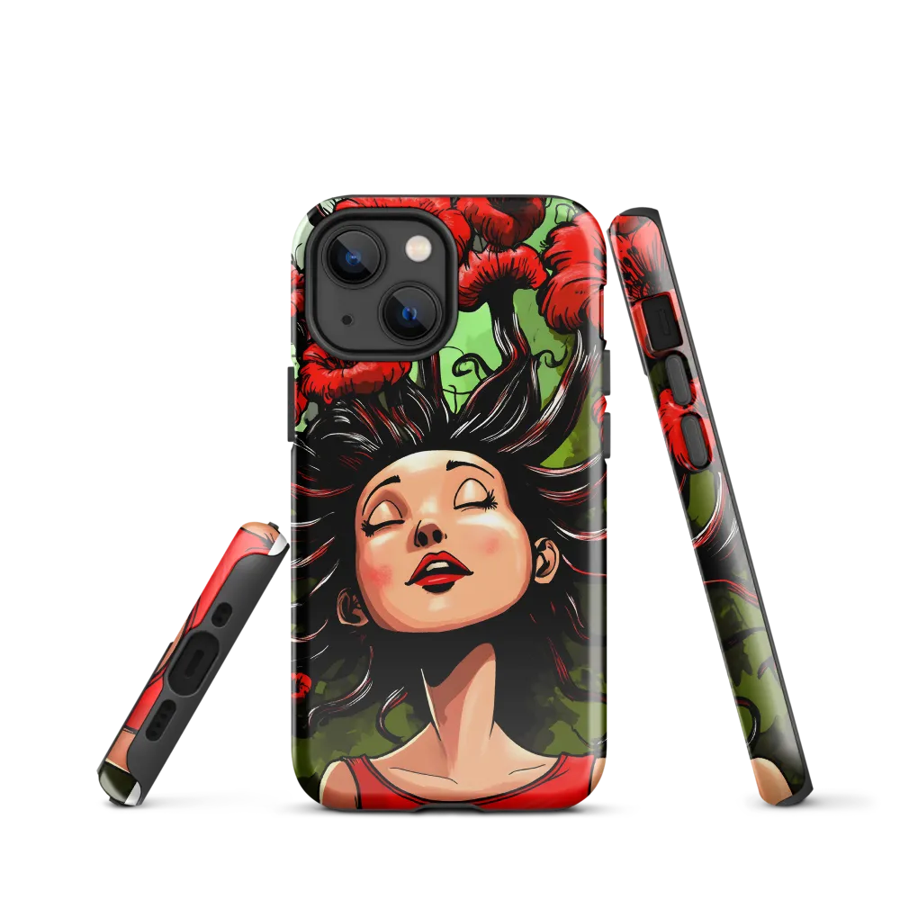 Harmony Among Blooms | Phone Case |  13 mini | Tough Case | Glossy