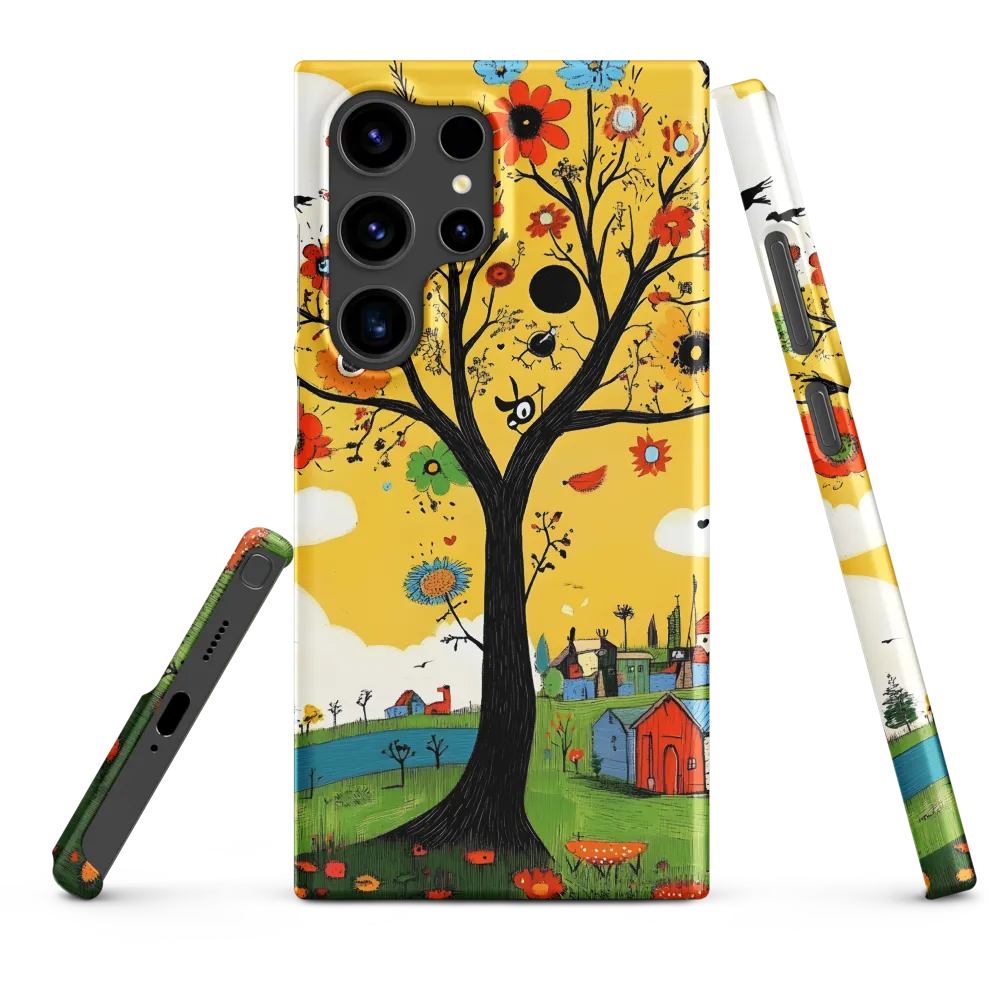 Whimsical Blooms of Life | Phone Case |  S24 Ultra | Snap Case | Matte