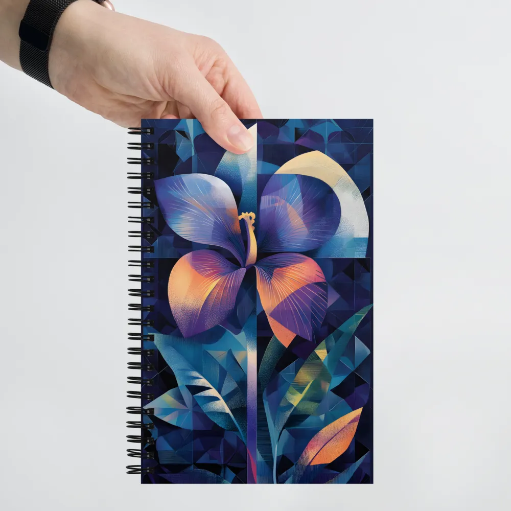 Harmony in Geometric Beauty | Spiral Notebook