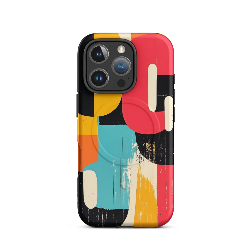Colorful Curves: Numbers in Harmony | Phone Case |  16 Pro | MagSafe® Tough Case | Matte