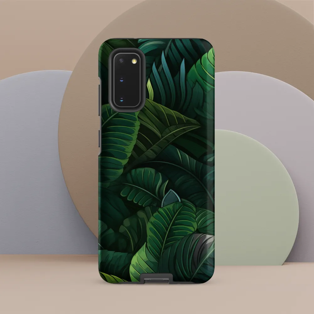 Lush Canopy: A Tropical Foliage Study