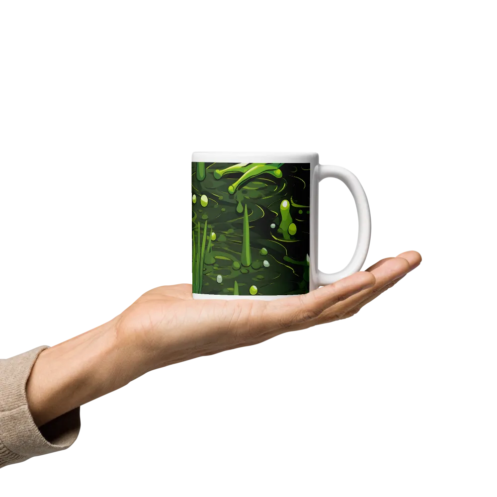 Green Harmony: Life Beneath the Surface | Mugs | Multiple Sizes & Colors