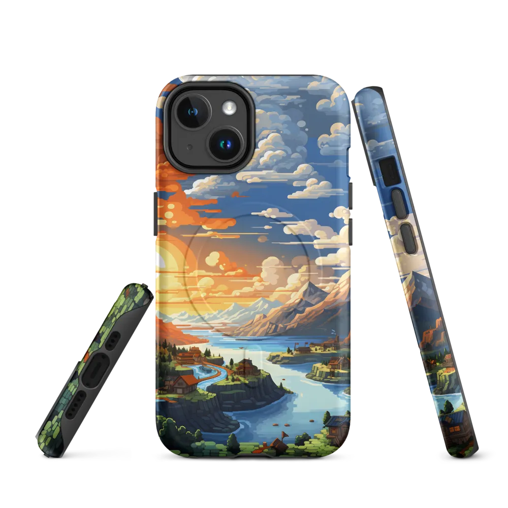 Tranquil Sunset Over Serene Landscape