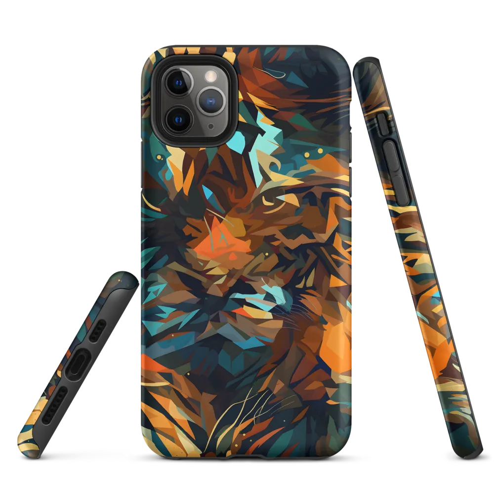 Wild Symphony: Abstract Tigers | Phone Case |  11 Pro Max | Tough Case | Matte