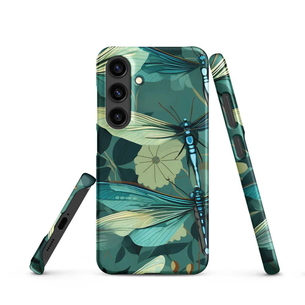 Whispers of Nature: Dragonflies in Harmony | Phone Case |  S24 | Snap Case | Matte