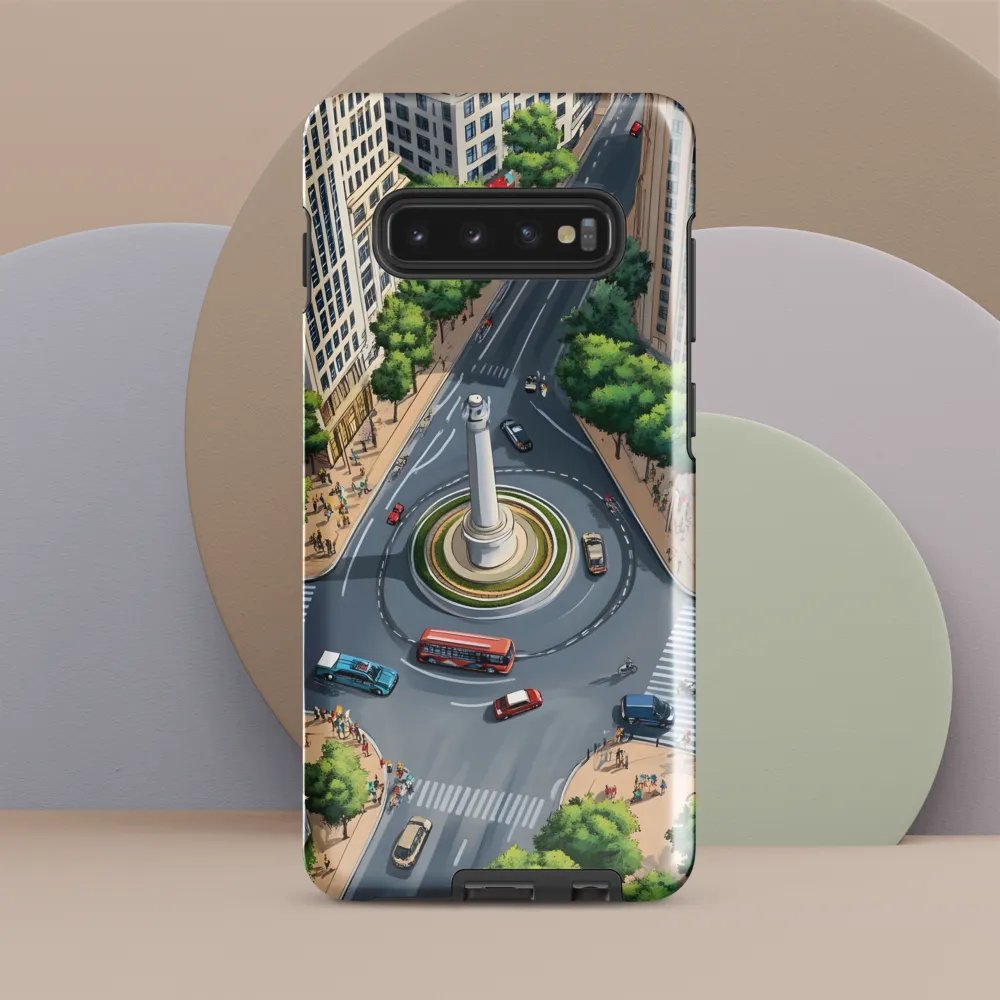 Urban Harmony: A City in Motion | Phone Case |  S10 Plus | Tough Case | Glossy