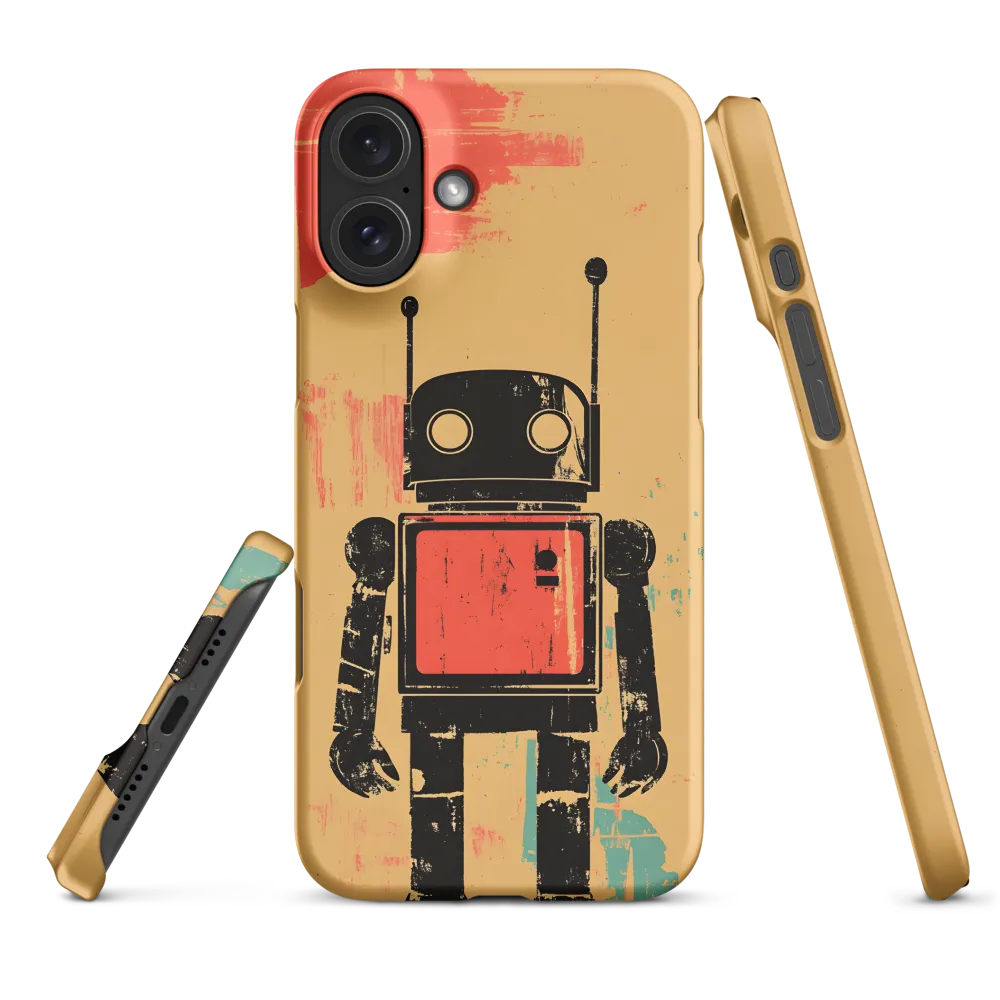 The Retro Robot | Phone Case |  16 Plus | Snap Case | Matte