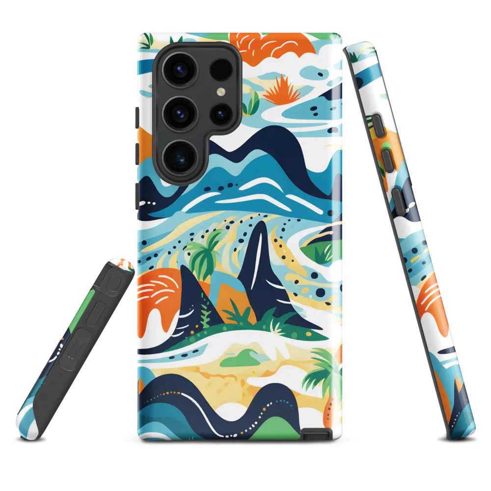 Abstract Tropical Landscape