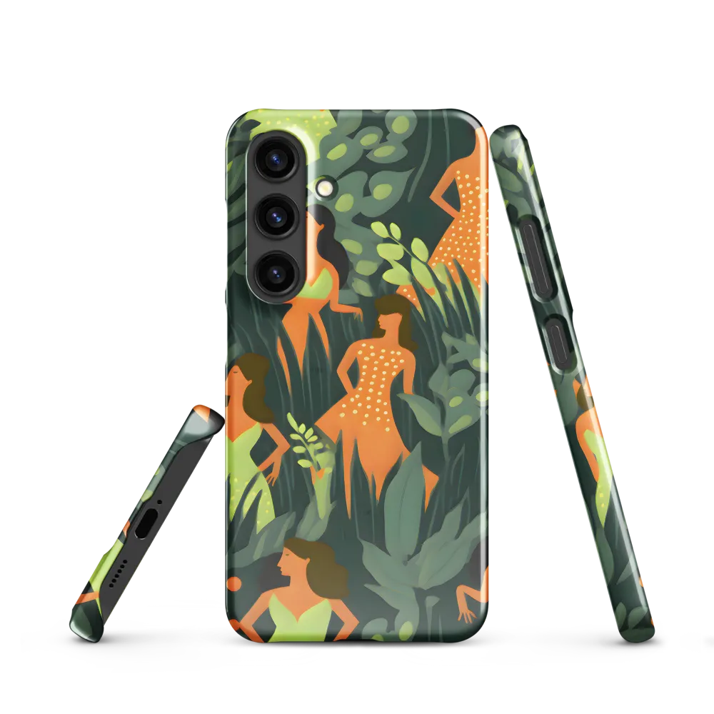 Playful Harmony in Patterns | Phone Case |  S24 | Snap Case | Glossy
