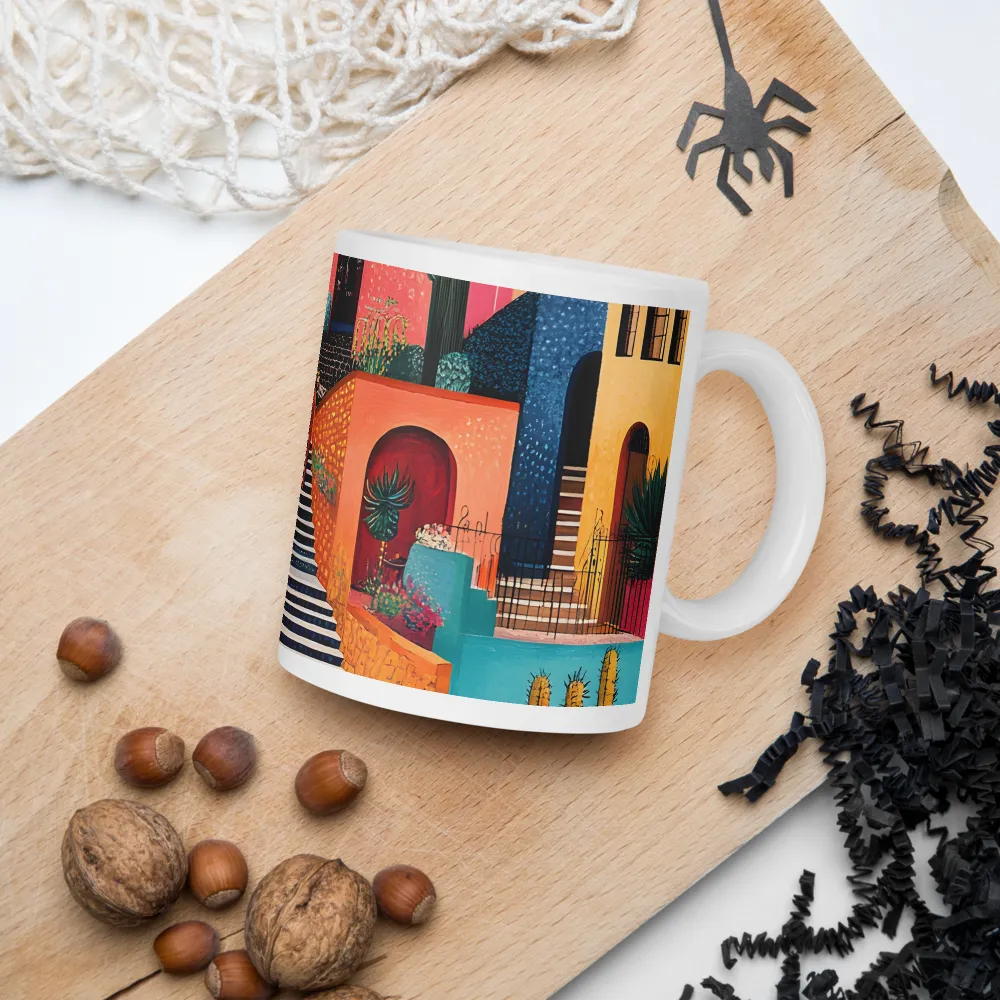 Colorful Architectural Harmony | Mugs | Multiple Sizes & Colors