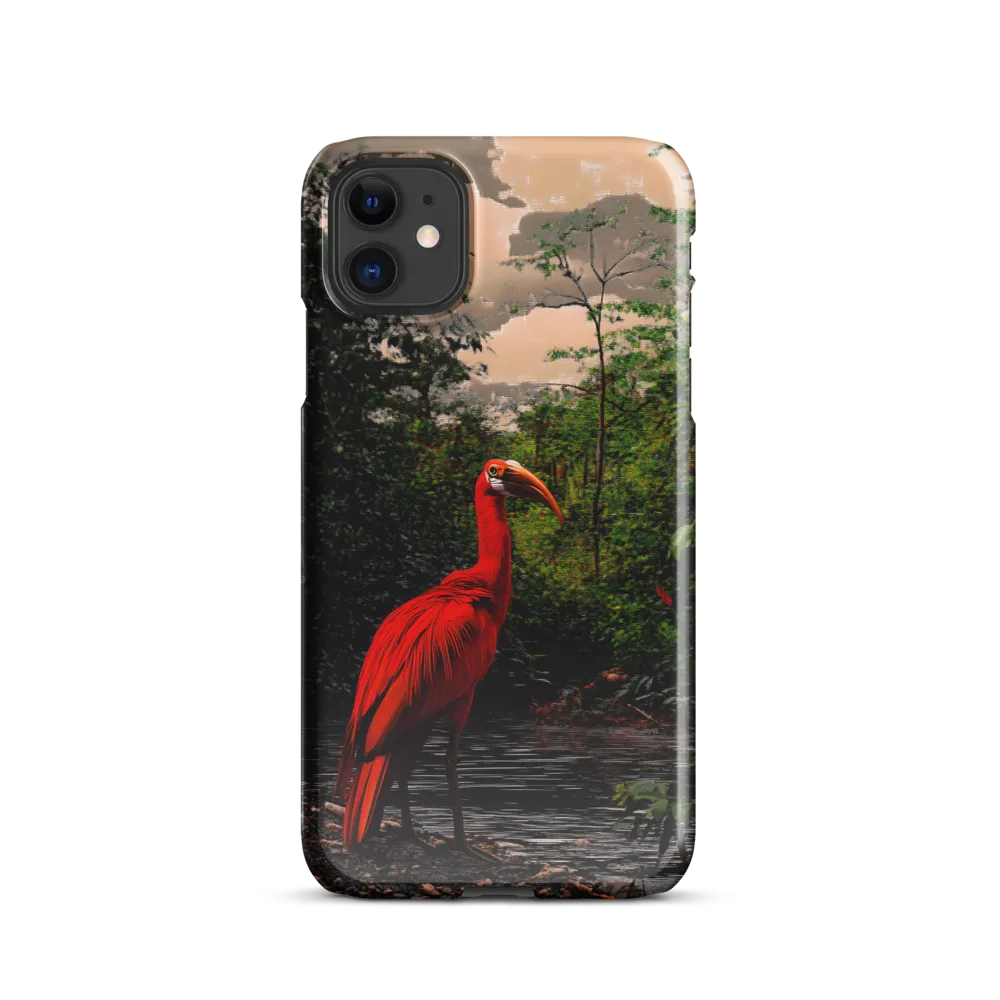 Enigmatic Elegance: The Scarlet Observer
