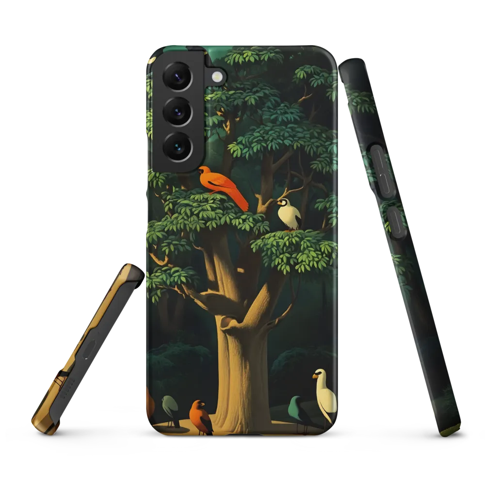 Harmony in Color: A Surreal Bird Symphony