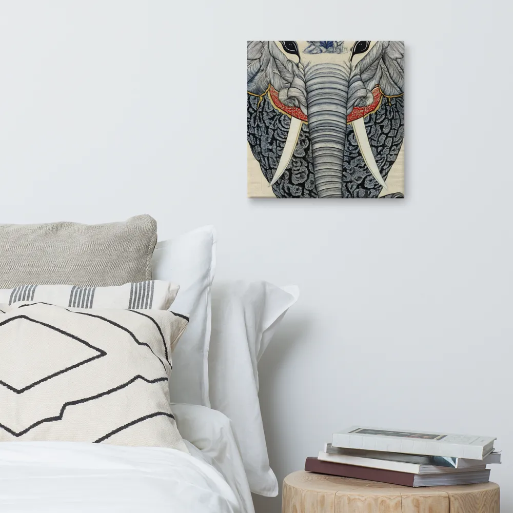 Majesty of the Elephant | Canvas | 16″×16″