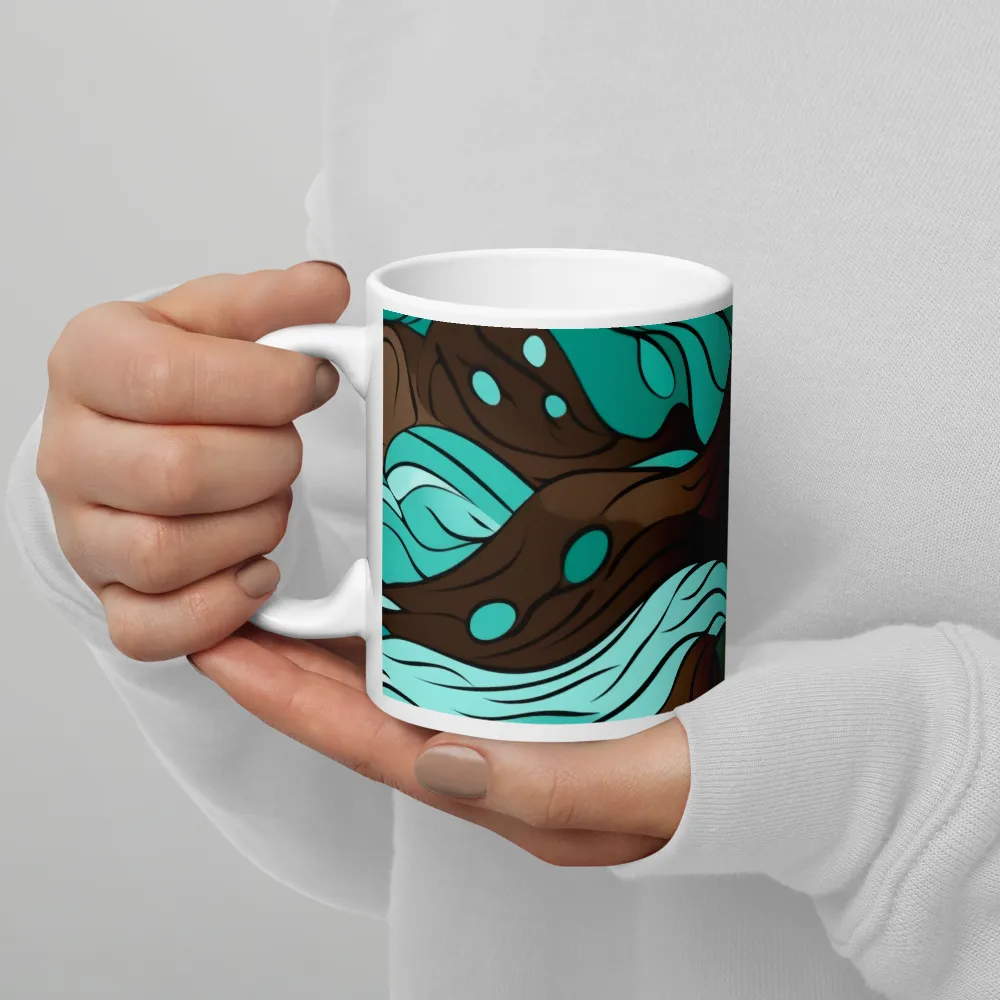 Flowing Horizons | Mug with White inside | 11 oz