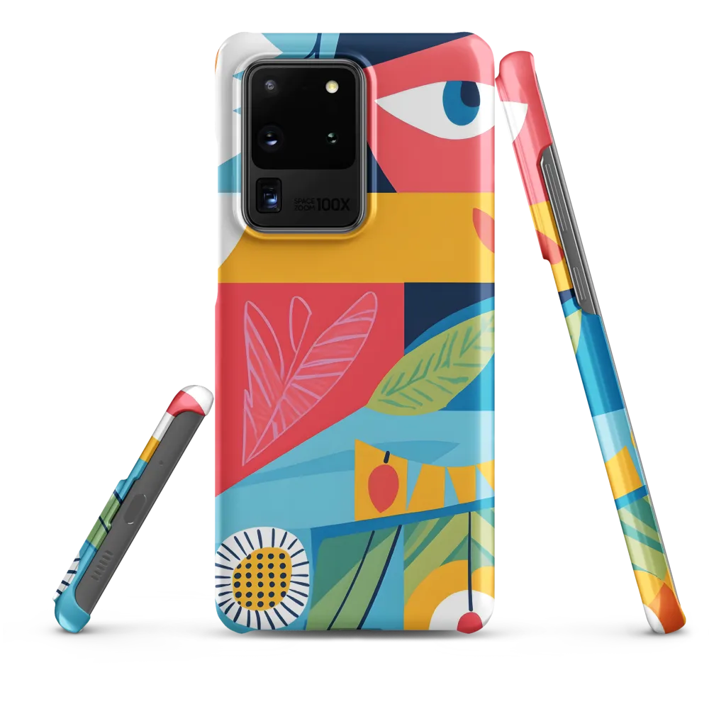 Vibrant Geometric Visage