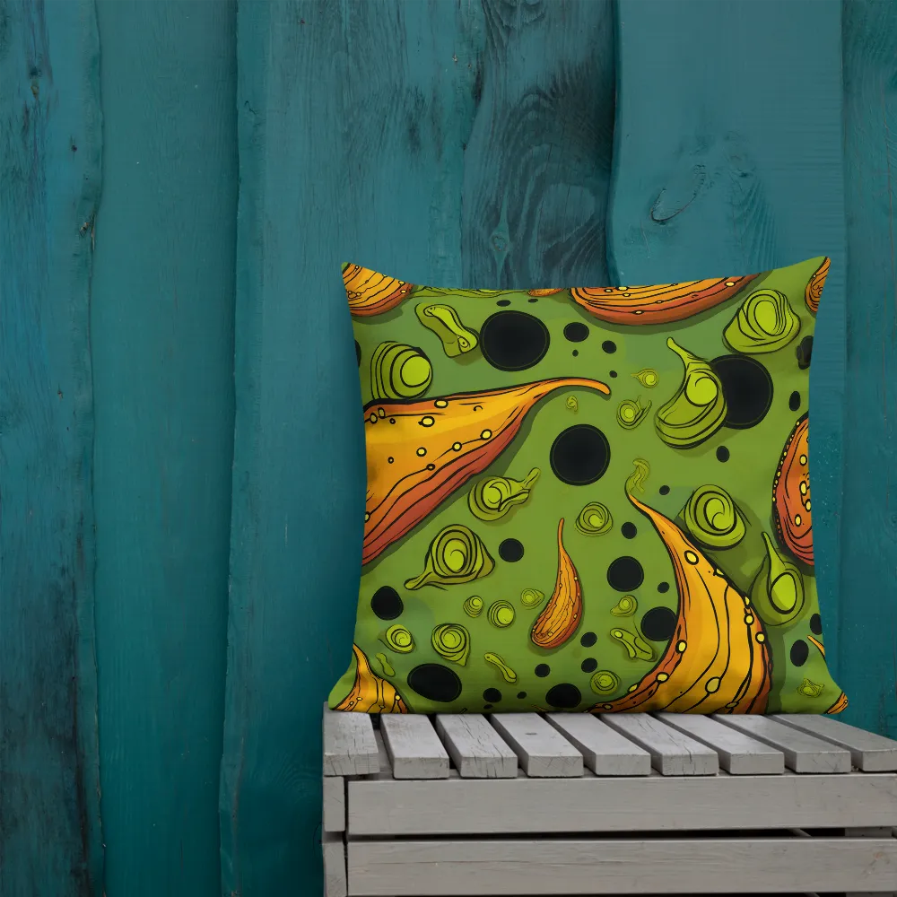 Whimsical Organic Patterns | Pillow | 22″×22″