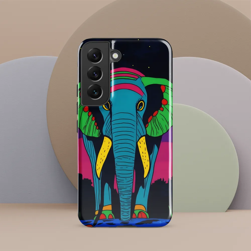Whimsical Majesty: The Vibrant Elephant