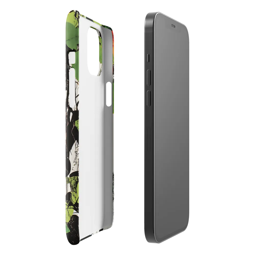 Nature's Geometry: A Contemporary Collage | Phone Case |  12 Pro Max | Snap Case | Glossy