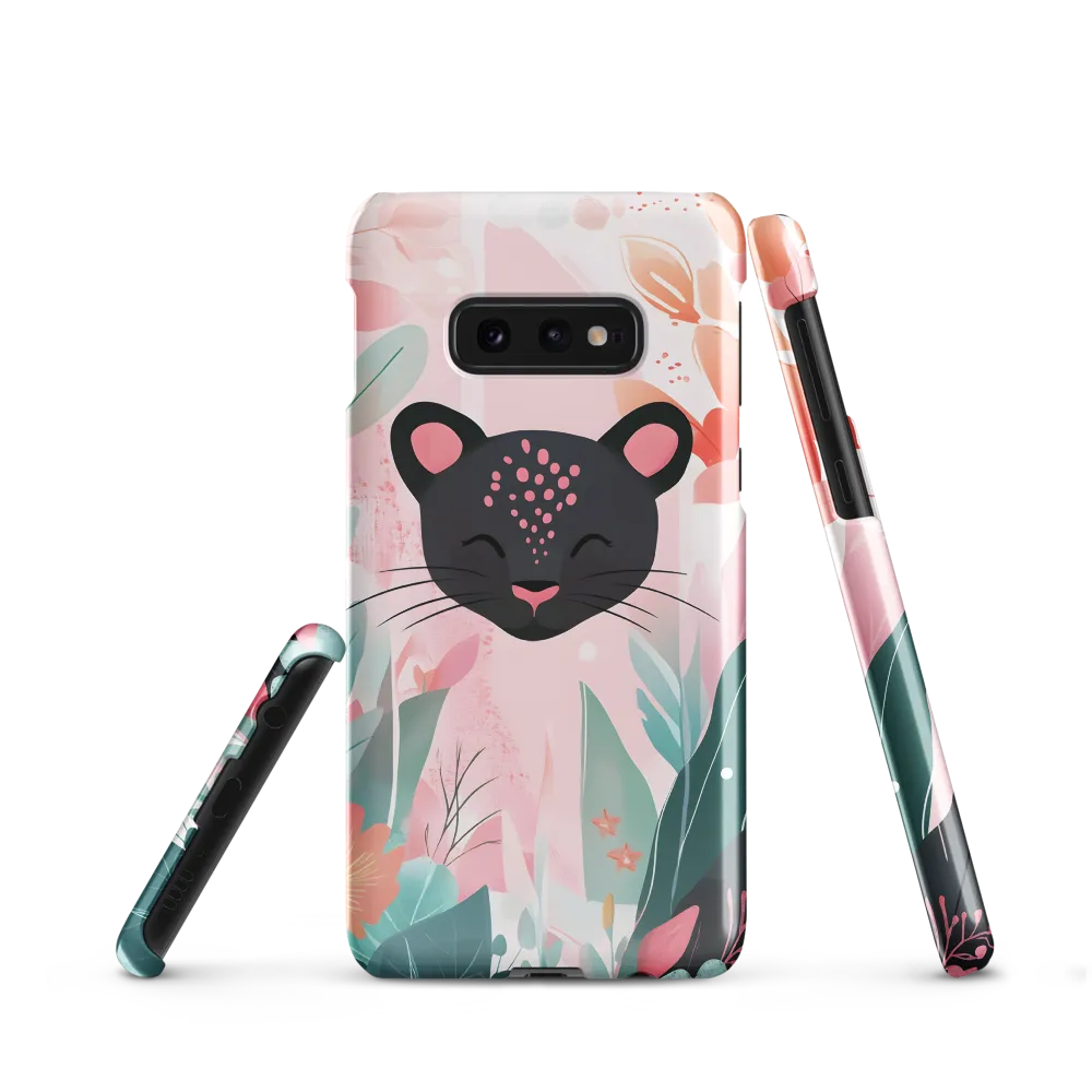Whimsical Panther in Bloom