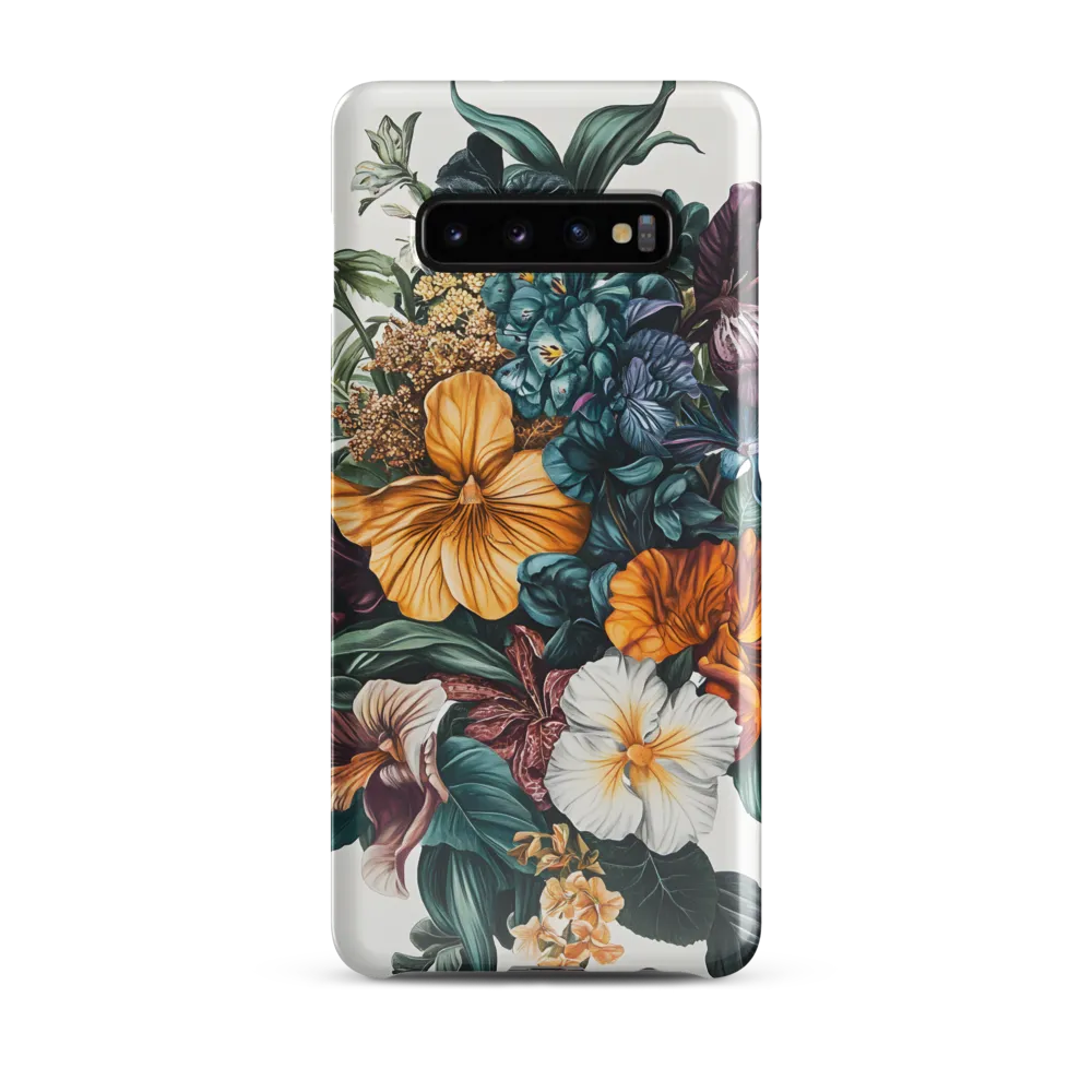 Floral Symphony | Phone Case |  S10 Plus | Snap Case | Glossy